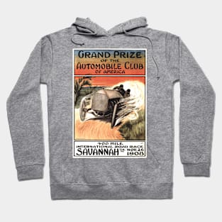 1908 Savannah Georgia International Road Race Poster Art Hoodie